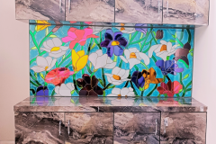 authentic stained glass partition